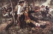 Frederick Coffay Yohn General Herkimer Directing the Battle of Oriskany France oil painting artist